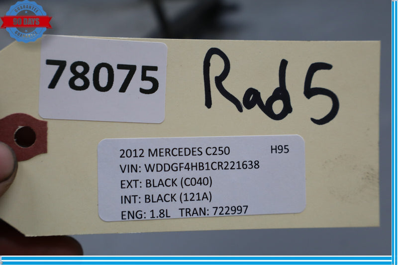 Load image into Gallery viewer, 12-14 Mercedes W204 C250 C300 Engine Cooling Radiator AC Air A/C Condenser Oem
