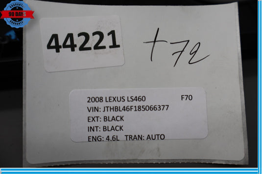 07-12 Lexus LS460 Front Right Passenger Seat Switch Cover Trim Oem
