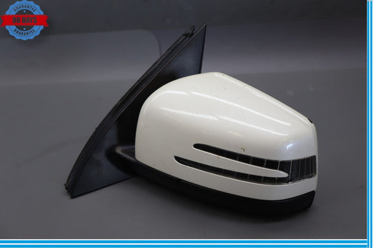 12-16 Mercedes X166 GL450 ML63 Left Side Rear View Door Mirror W/ Blind Spot Oem