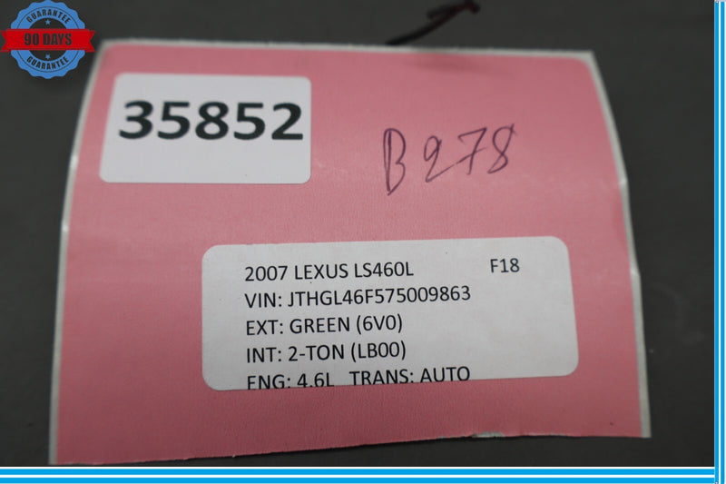 Load image into Gallery viewer, 07-09 Lexus LS460 LS460L Rear Left Driver Side Bumper Tow Hook Cover Oem
