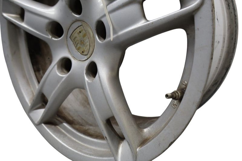 Load image into Gallery viewer, 05-08 Porsche Boxster Cayman 9JX18 18" 5 Spoke Alloy Wheel Rim 98736213800 Oem
