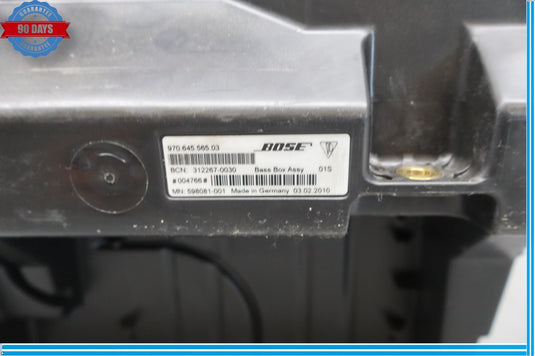 10-16 Porsche Panamera 970 Rear Audio Speaker System Subwoofer 97064556503 Oem