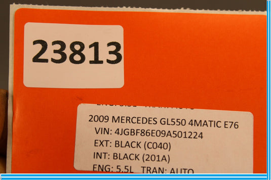 07-12 Mercedes X164 GL450 GL350 Front Left Driver Top Upper Seat Cushion OEM