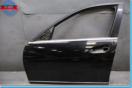08-14 Mercedes W204 C250 C350 Front Left Side Exterior Door Shell Black OEM