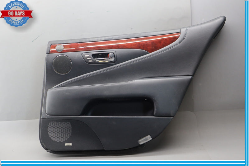 Load image into Gallery viewer, 07-09 Lexus LS460 Rear Right Passenger Side Interior Door Panel Black Oem
