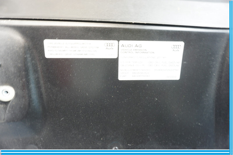 Load image into Gallery viewer, 11-14 Audi A8 Quattro Hood Bonnet Shell Cover Panel Black 4H0823029E Oem
