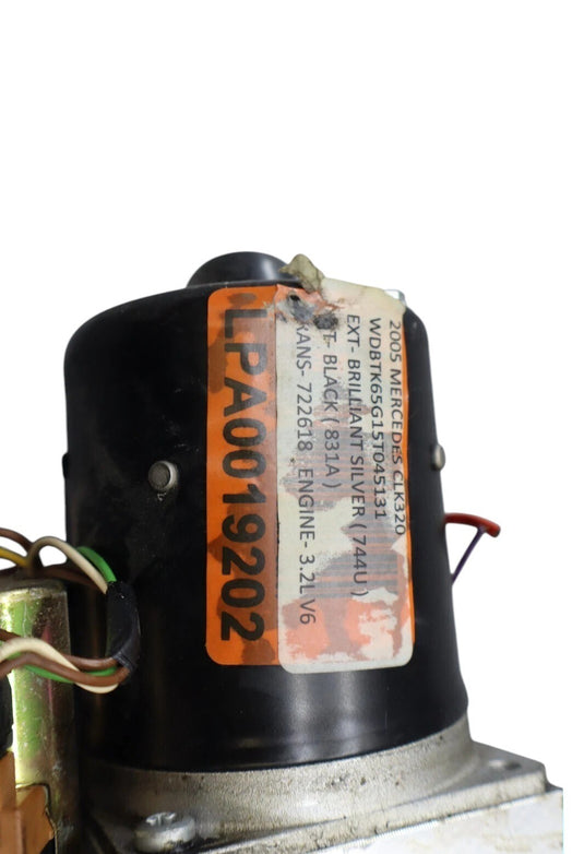 03-09 Mercedes CLK320 CLK500 Convertible Roof Top Pump Motor A2098000330 Oem