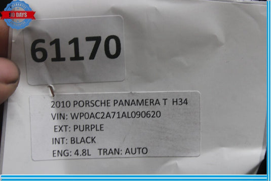 10-16 Porsche Panamera T Front Hood Bonnet Cover Panel Purple 97000610921 Oem