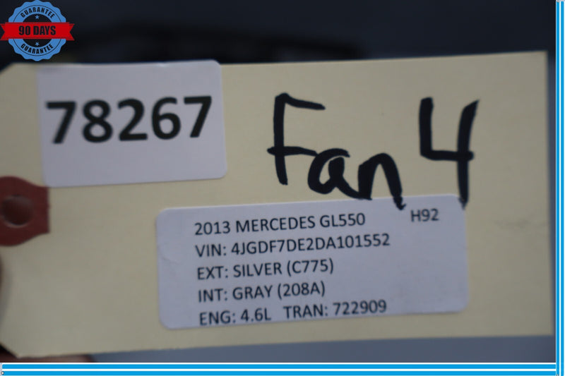 Load image into Gallery viewer, 12-19 Mercedes X166 GL40 GL550 Engine Motor Cooling Radiator Fan Motor Oem

