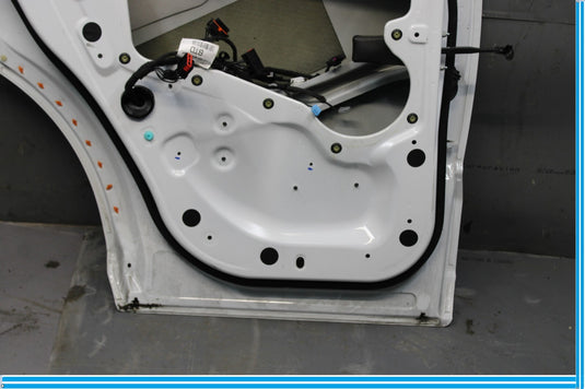 17-20 Jaguar F-Pace Rear Left Driver Side Door Panel Assembly White Oem