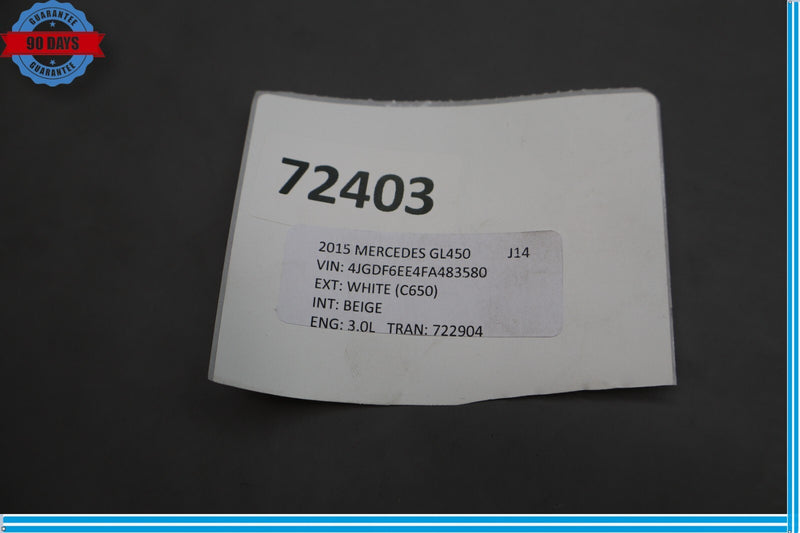 Load image into Gallery viewer, 2015 Mercedes X166 GL450 GLE43 AMG Front Right Side Door Window Glass Oem
