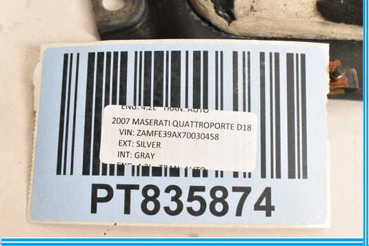 04-08 Maserati Quattroporte Right Passenger Under Hood Engine Bay Trim Cover Oem