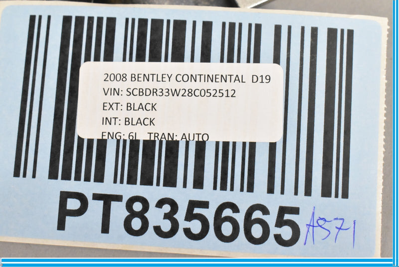 Load image into Gallery viewer, 2008 Bentley Continental GT Front Left Driver Seat Belt Cover Seat 3W8881649 Oem
