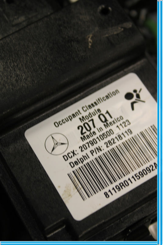10-13 Mercedes E350 E550 Front Right Passenger Side Top Upper Seat Cushion Oem