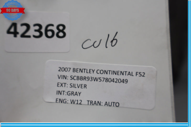 Load image into Gallery viewer, 06-12 Bentley Continental Front Right Passenger Seat Upper Cover Cushion Oem
