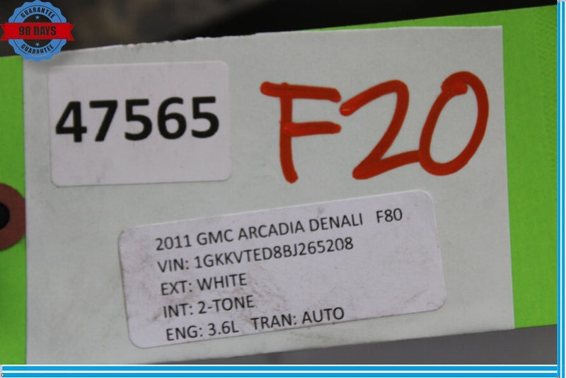 Load image into Gallery viewer, 07-12 GMC Acadia Denali Front Right Side Fender Liner Splash Shield Oem
