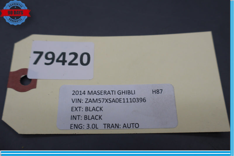 Load image into Gallery viewer, 14-22 Maserati Ghibli M157 Rear Trunk Floor Carpet Cargo Cover Panel Oem
