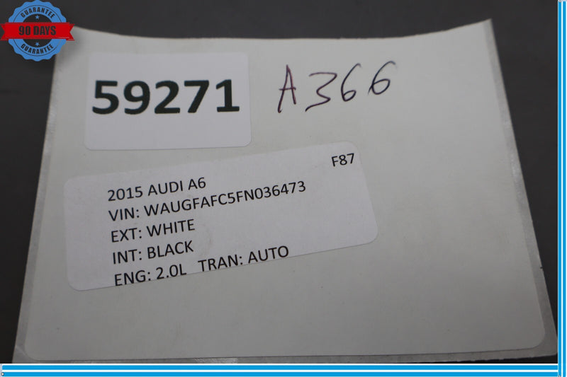 Load image into Gallery viewer, 12-18 Audi A6 Quattro Rear Right Side Door Panel Insert Trim Cover Oem
