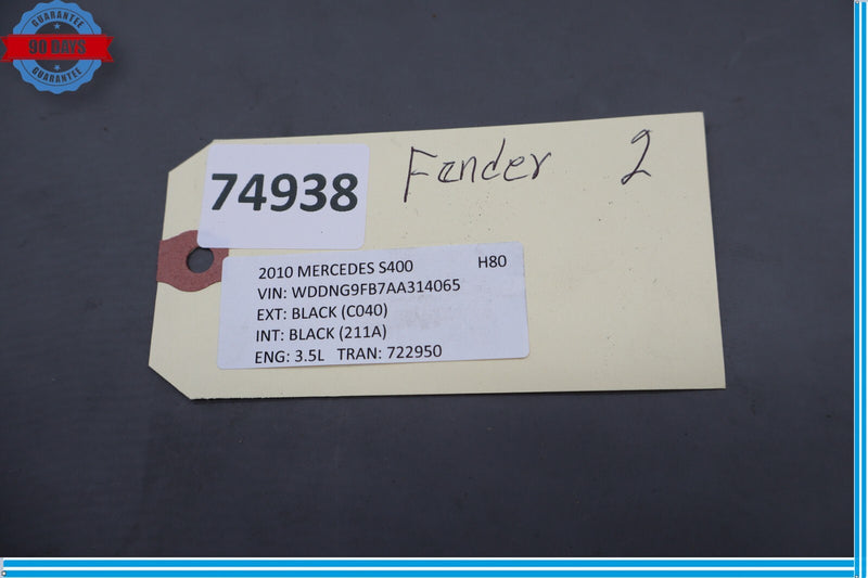 Load image into Gallery viewer, 07-13 Mercedes S550 S600 S400 W221 Left Driver Fender Assembly Black Oem
