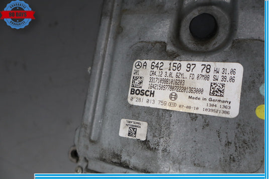 07-11 Mercedes W164 ML320 Bluetec Diesel ECU Engine Control Module Unit Oem