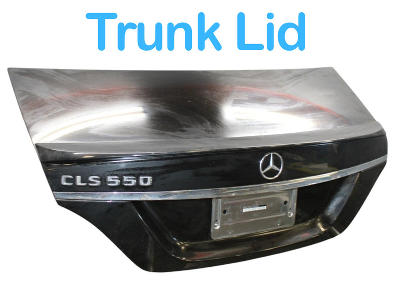 Load image into Gallery viewer, 12-18 Mercedes CLS550 CLS400 CLS63 AMG Trunk Deck Lid Panel Assembly Black OEM
