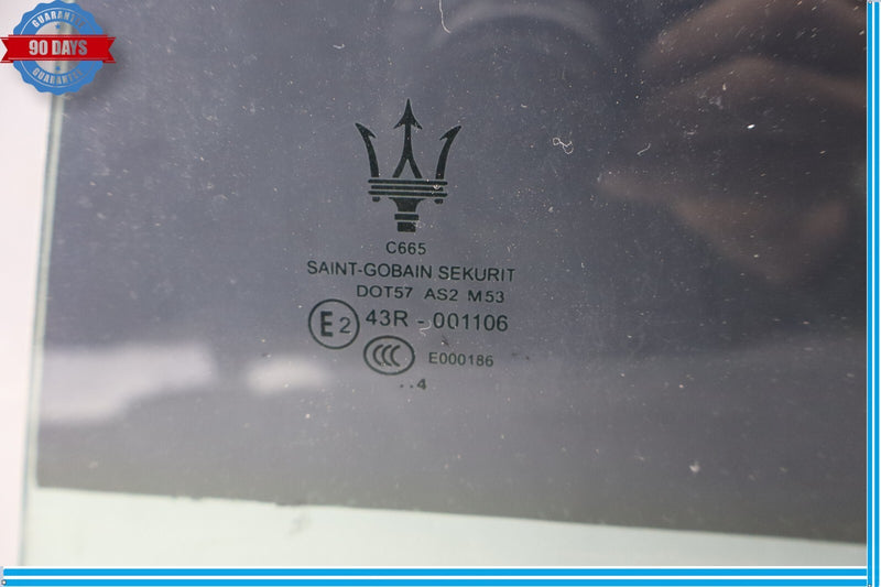 Load image into Gallery viewer, 14-17 Maserati Ghibli M157 Rear Left Driver Side Door Windwo Auto Glass Oem
