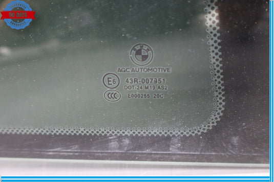 2014 BMW i3 I01 Rear Right Passenger Side Door Window Glass 7288186 Oem