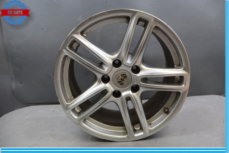 Load image into Gallery viewer, 10-16 Porsche Panamera 970 10 X 19 19" 5 Spoke Rear Wheel Rim Silver Oem
