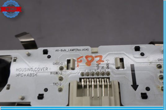 12-17 Audi A6 Quattro Rear Interior Overhead Dome Light Lamp Switch Oem