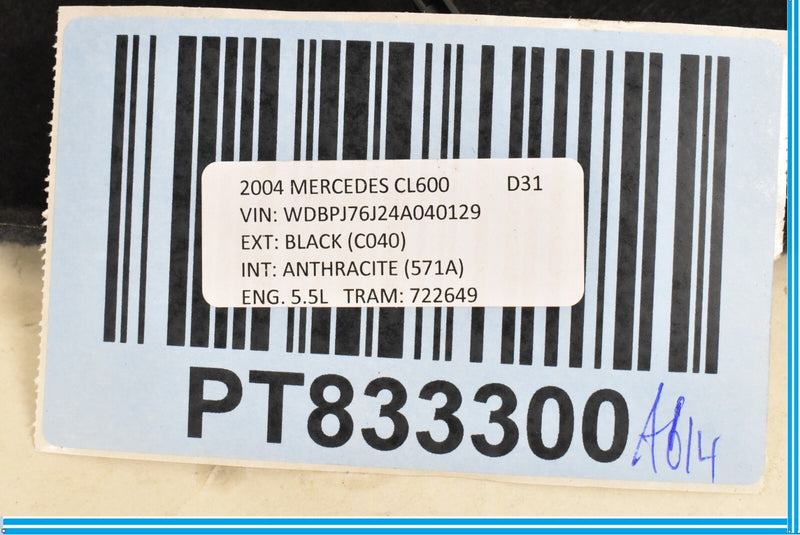 Load image into Gallery viewer, 00-06 Mercedes CL500 CL600 W215 Trunk Amp Amplifier Module Cover Oem
