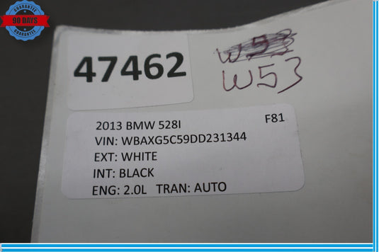 11-16 BMW 528i 535i 550i F10 Front Left Side Door Window Regulator Motor Oem