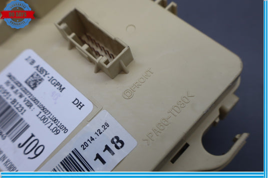 2015 Hyundai Genesis SIG Dash Fuse Relay Junction Box Fusebox Block Oem