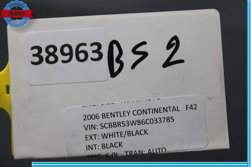 Load image into Gallery viewer, 06-12 Bentley Continental Rear Seat Upper Cushion W/ HeadRest Head Rest Oem
