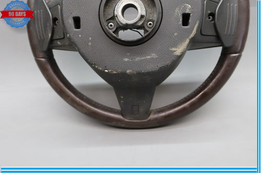 07-11 Jaguar X150 XK XF Steering Wheel w/ Paddle Shifters Black 6W833L598DD Oem