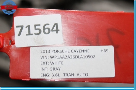 11-14 Porsche Cayenne 958 S Trunk Lid Liftgate Tailgate Hatch Shell Oem