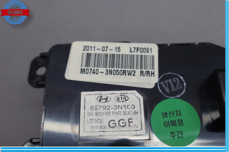 Load image into Gallery viewer, 11-13 Hyundai Equus Rear Right Passenger Side Seat Memory Control Switch Oem
