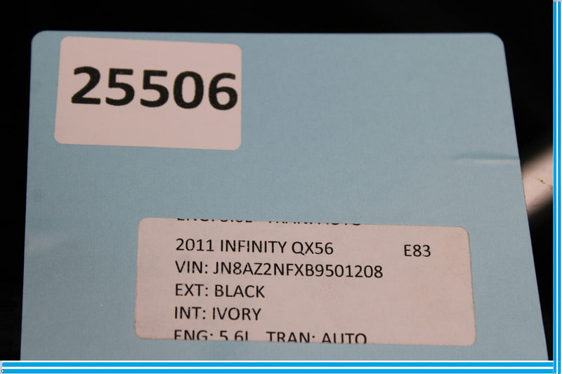 Load image into Gallery viewer, 11-17 Infiniti QX56 QX80 Rear Right Passenger Side Door Window Glass Oem
