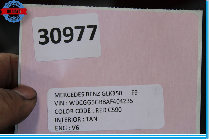 Load image into Gallery viewer, 10-12 Mercedes X204 GLK350 Rear Bumper Cover Trim Panel Assembly Red Oem
