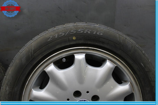 95-99 Mercedes W210 E320 E430 Complete Wheel Tire Rim Set of 4 Pc 7.5Jx16H2 Oem