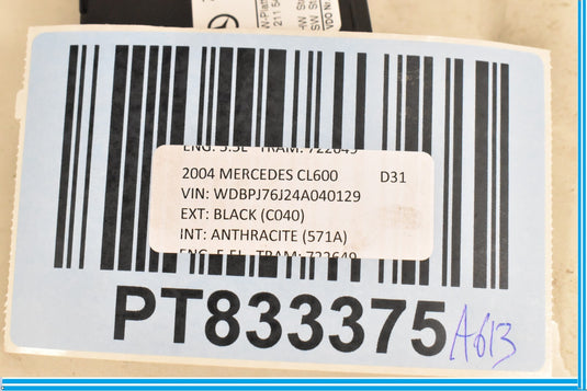 00-06 Mercedes CL500 CL600 W215 Gateway Network Chassis Control Module Oem