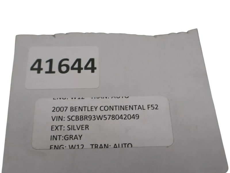 Load image into Gallery viewer, 06-13 Bentley Continental Rear Right Passenger Side Door Window Glass Dark OEM

