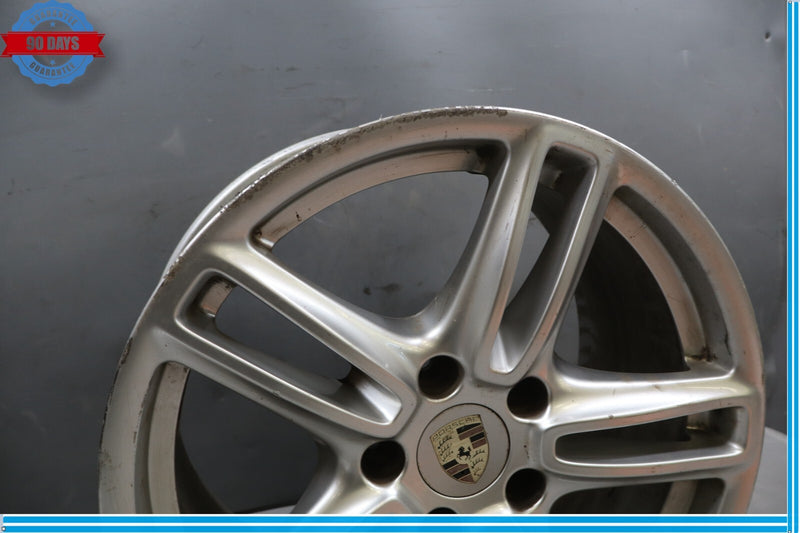 Load image into Gallery viewer, 10-16 Porsche Panamera 970 10 X 19 19" 5 Spoke Rear Wheel Rim Silver Oem
