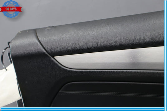12-14 Mercedes C250 Front Left Driver Side Interior Door Panel Black Oem
