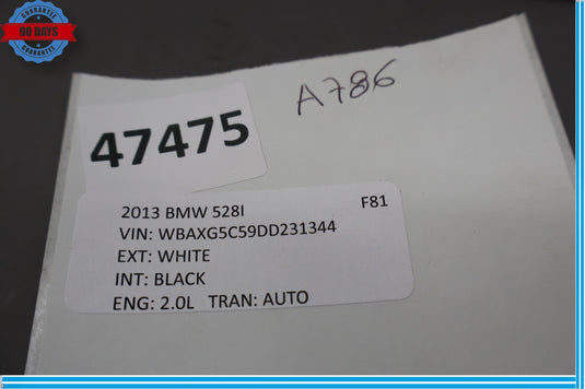 11-16 BMW 528i 535i 550i F10 Front Center Dash Speaker Cover Grille Trim Oem