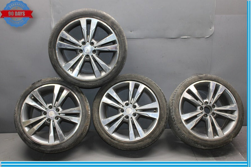 Load image into Gallery viewer, 14-17 Mercedes C207 E Class 18" 8.5jx18 5 Twin Spoke Rear Wheel Rim Set of 4 Oem
