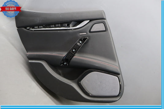 14-22 Maserati Ghibli M157 Rear Left Driver Side Interior Door Panel Trim Oem