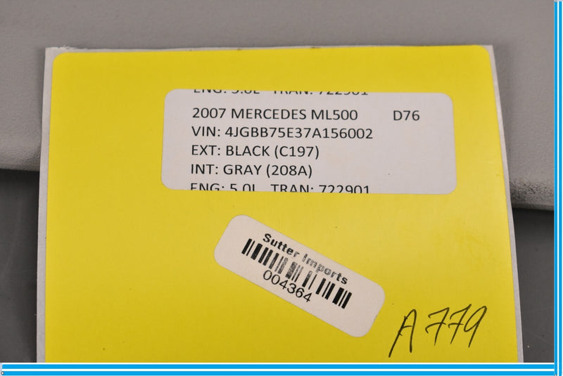 Load image into Gallery viewer, 06-12 Mercedes ML500 ML550 ML63 GL450 Front Left Driver Sun Visor Sunvisor Oem
