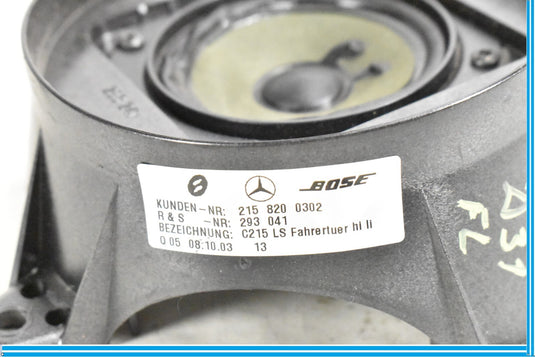 00-06 Mercedes CL500 CL600 W215 Front Left Driver Door Bose Speaker Oem