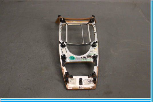 03-12 Mercedes R230 SL550 SL500 Center Console Trim Bezel Walnut Wood Oem