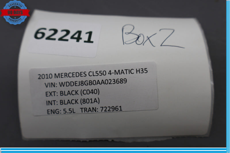 Load image into Gallery viewer, 07-13 Mercedes CL550 S550 W216 Front Left Side Under Seat Compartment Trim Oem
